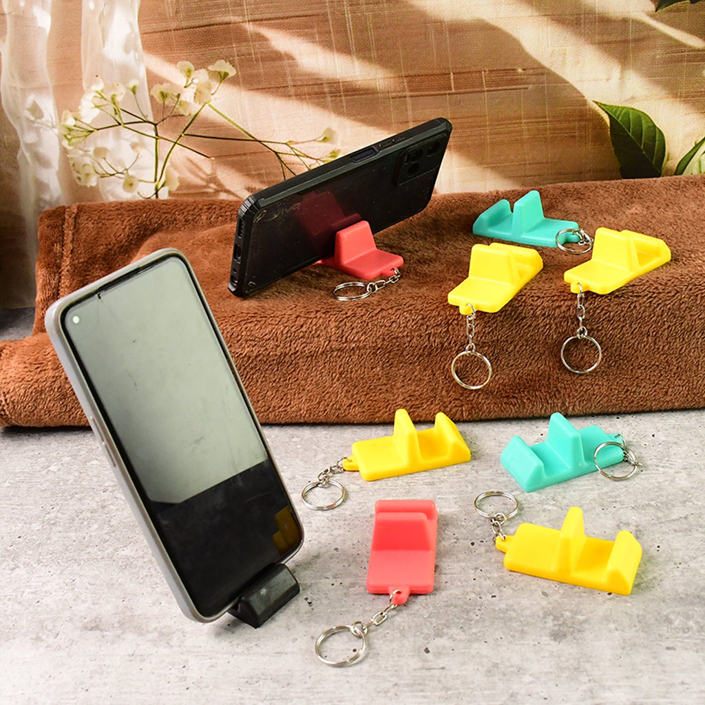 ALVENZA Mobile Stand Keychain – Compact 2-in-1 Phone Holder