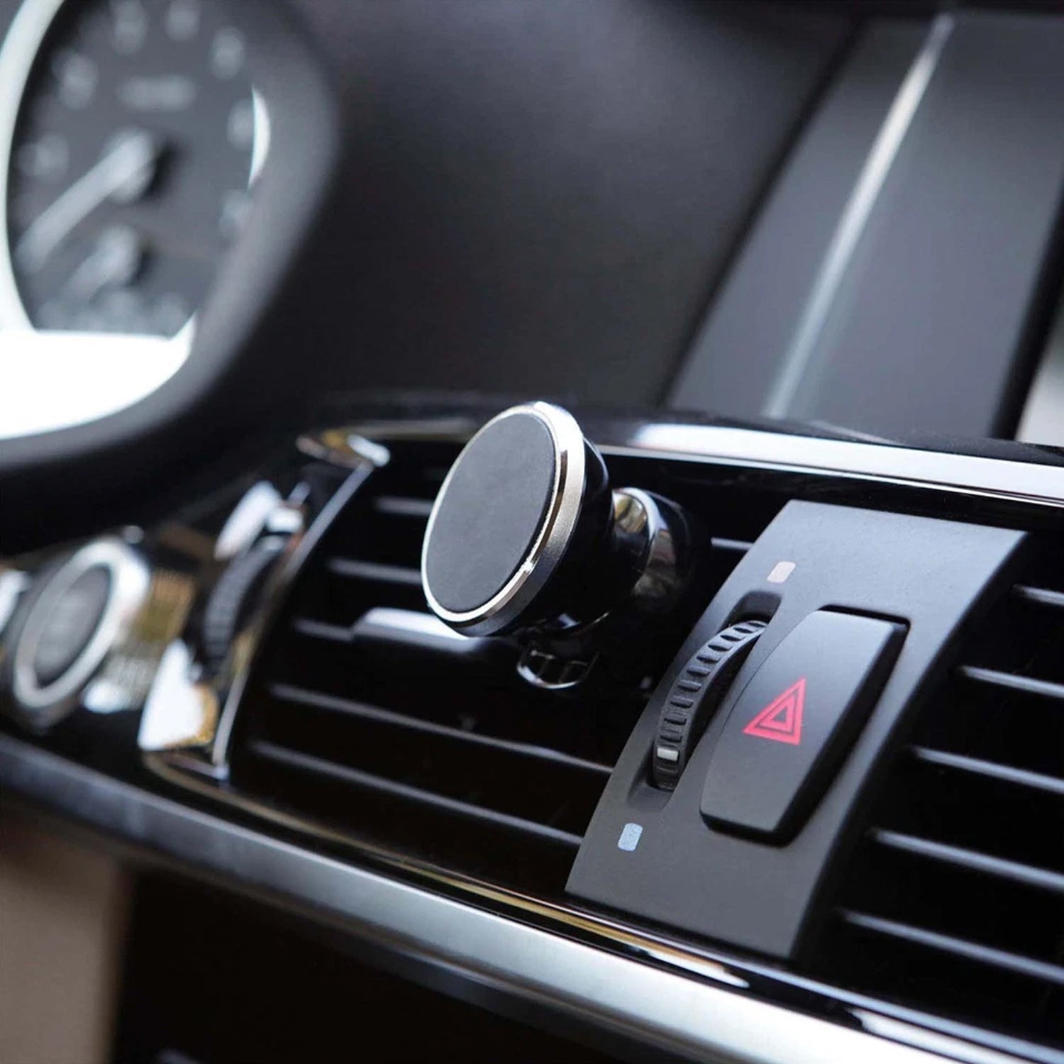 ALVENZA Universal Magnetic Car Mobile Holder – 360° Rotating Strong Grip