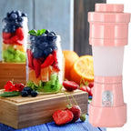 ALVENZA Portable Electric Juicer – 6 Blades 500ml Blender | Chef’s Embrace