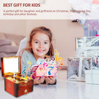 ALVENZA Ballerina Music Box – Hand Crank Piano & Storage | Deodap