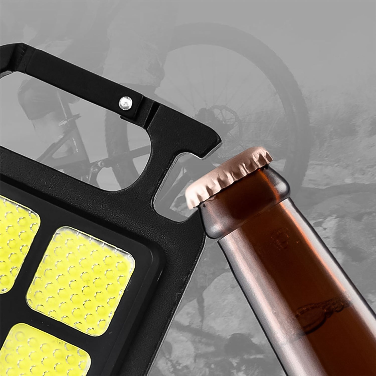 ALVENZA Mini LED Keychain Light – 3 Modes & Bottle Opener | Indo Glow