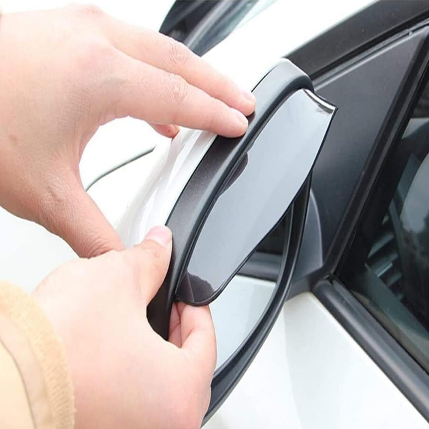 ALVENZA Car Rearview Mirror Rain Protector – Anti-Glare, All-Weather | Velvet Wheels