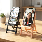 ALVENZA Mini Chair Mobile Phone Stand – Foldable & Portable Holder