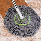 ALVENZA Self Wringing Mop – Stainless Steel Handle for Easy Floor Cleaning