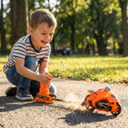 ALVENZA Launcher Racing Bike Toy for Kids – Manual Pull High-Speed Fun