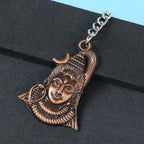 ALVENZA Lord Shiva Metal Keychain Set – Durable Spiritual Key Rings (2 Pc)
