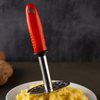 Stainless Steel Pav Bhaji Masher Durable & Easy to Handle - Front View