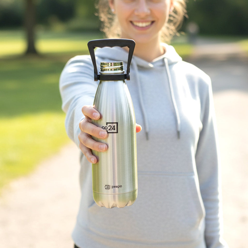 ALVENZA Vacuum Insulated Water Bottle – Keeps Drinks Hot & Cold for Hours