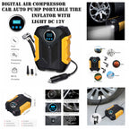 ALVENZA Car Tyre Inflator – Portable Digital Air Pump for Bikes | Velvet Wheels