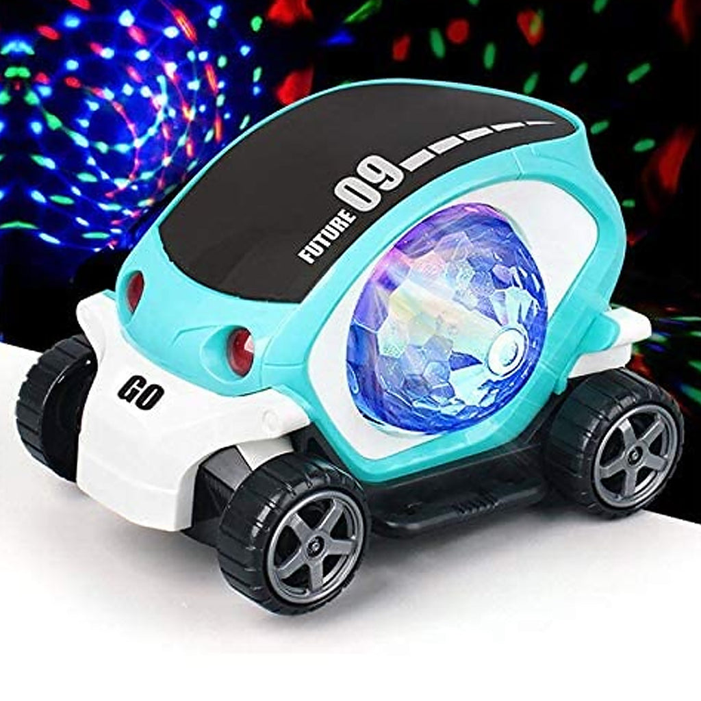 ALVENZA Rotating Stunt Car Toy – 360° Bump & Go Fun | Spark Tots