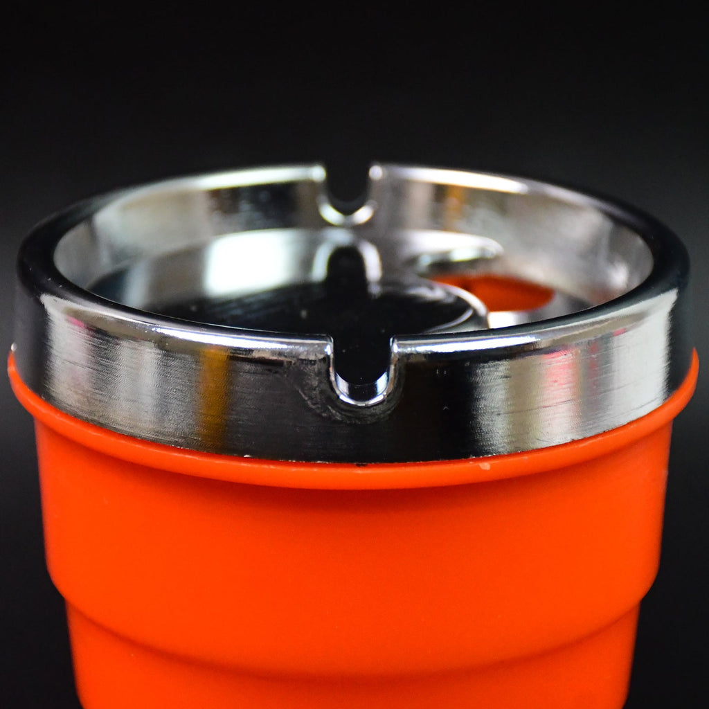 ALVENZA Car Ashtray – Portable Smokeless Cup Holder with Lid | Velvet Wheels