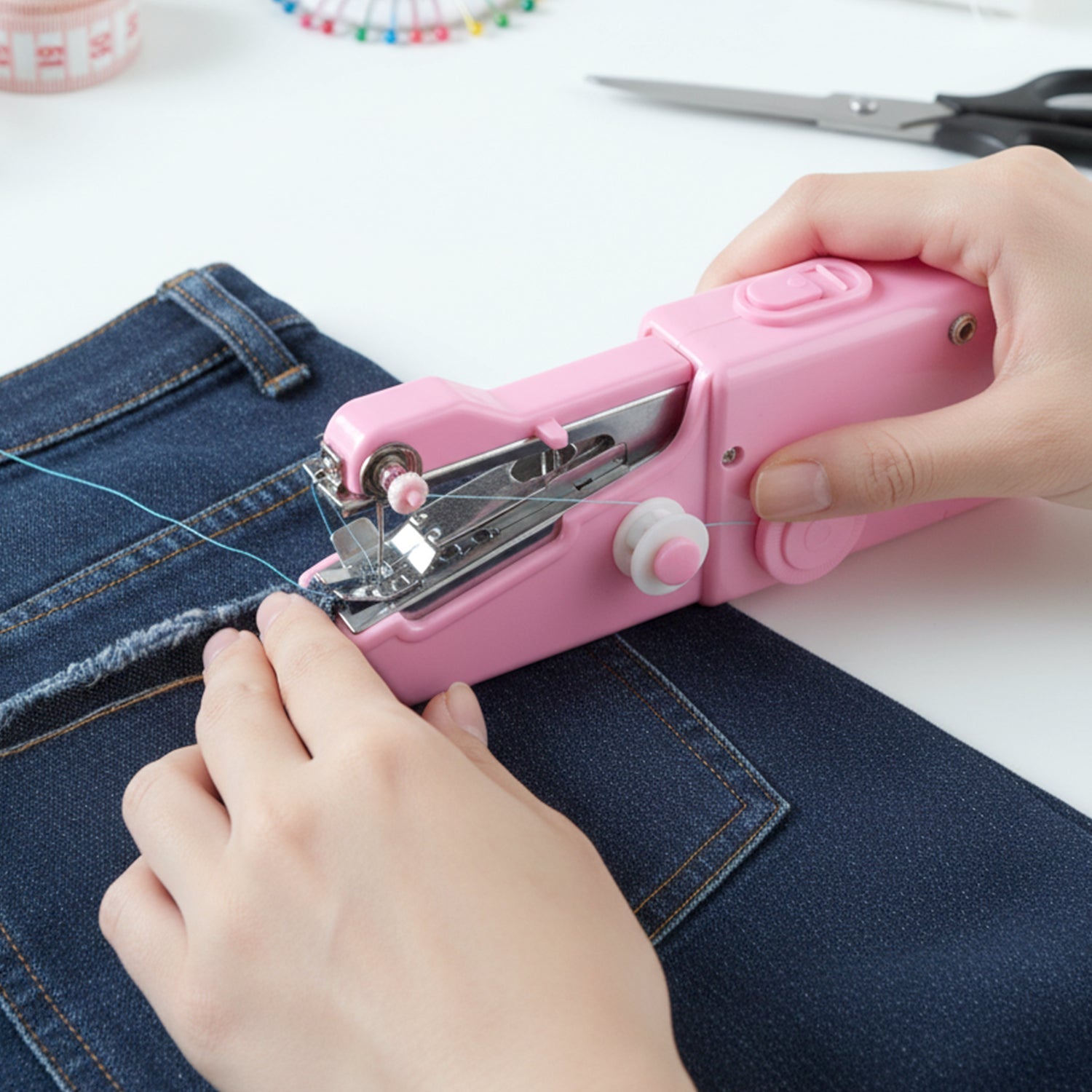Portable Handheld Sewing Machine – Compact & Easy for Quick Repairs