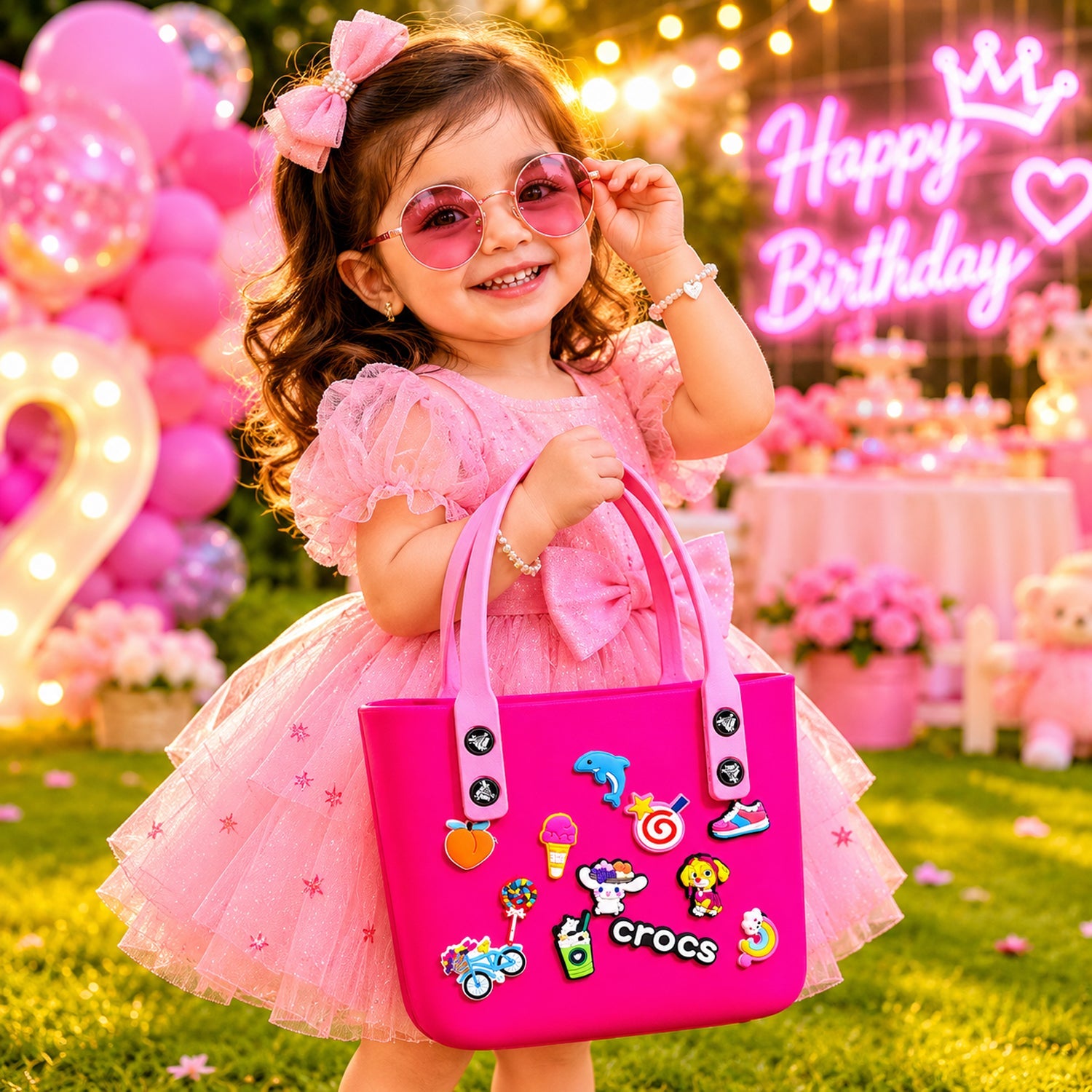 Buy Crocs-Inspired Tote Bag Spacious & Trendy for Women & Girls - Detail View 6