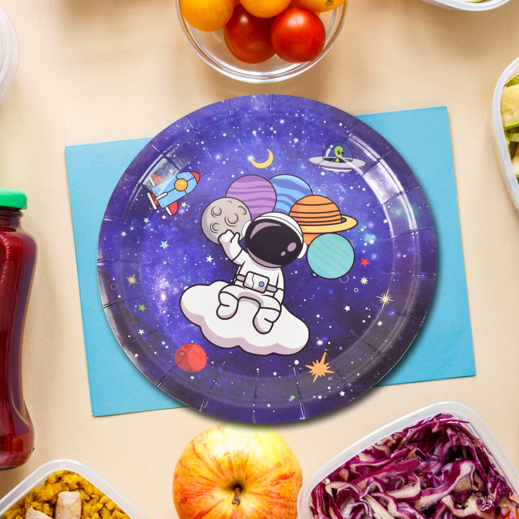 Disposable Paper Plates Festive Birthday Set | JubileeJoy - Detail View 6