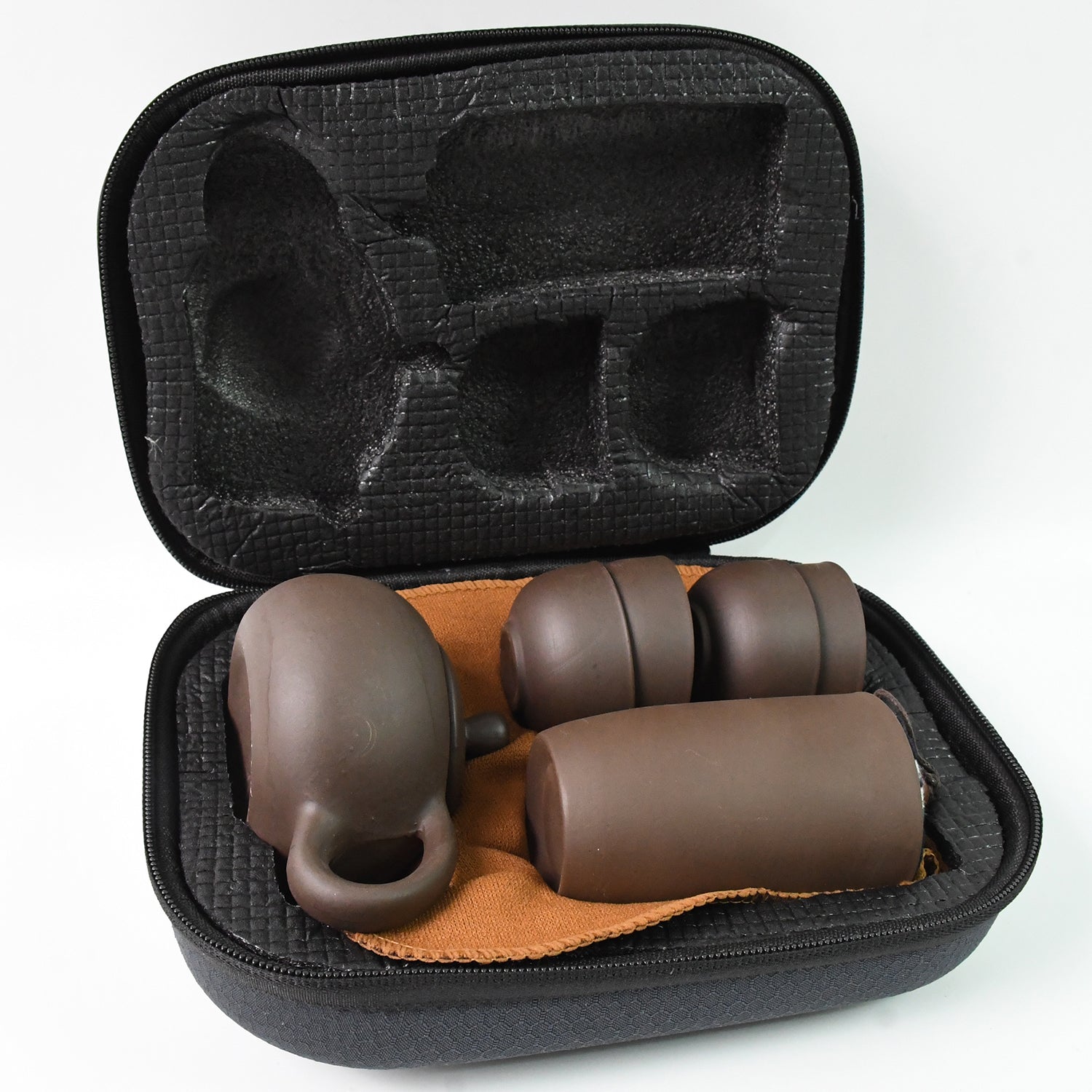 Portable Kung Fu Tea Set Complete 6-Piece Travel Kit for Tea Lovers - Detail View 5