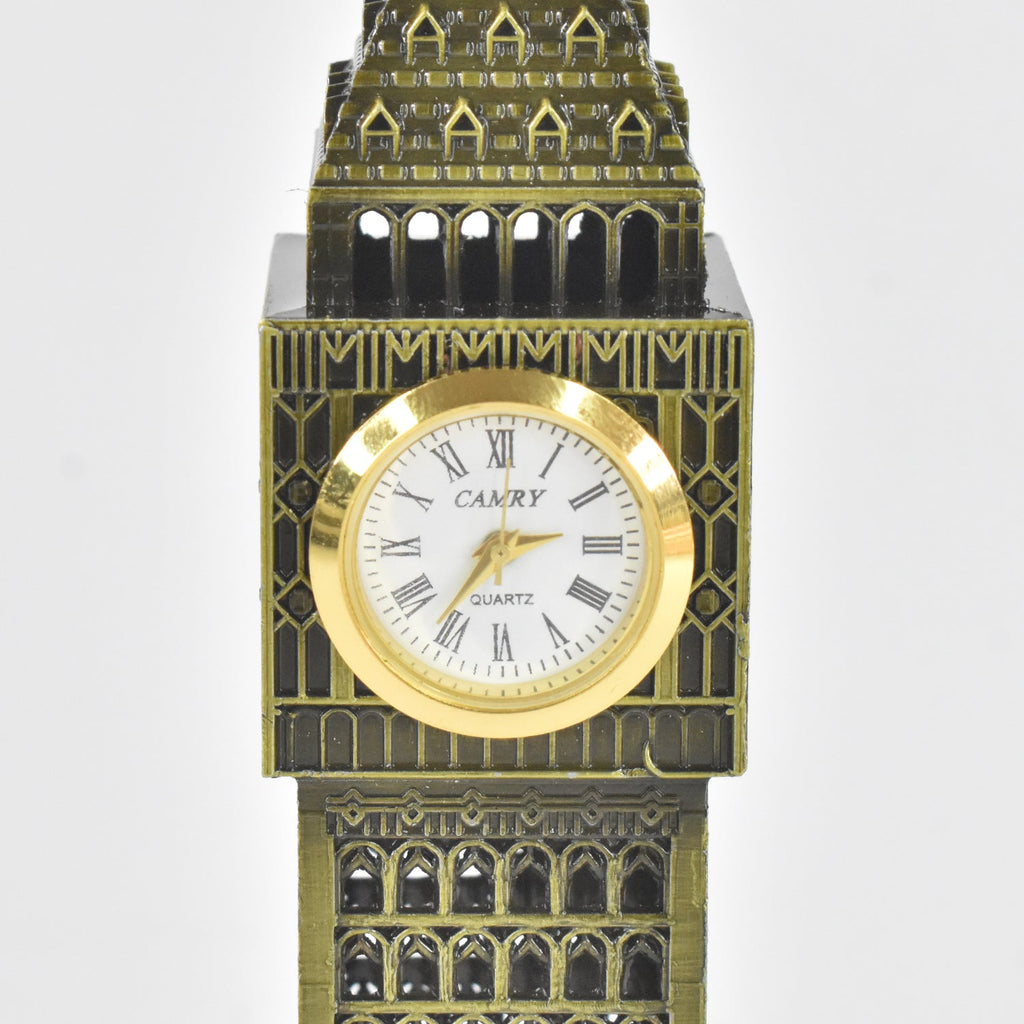 ALVENZA Big Ben Miniature Metal Statue – Elegant Home Decor Accent