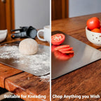 ALVENZA Stainless Steel Medium Chopping Board – Durable & Rust-Resistant