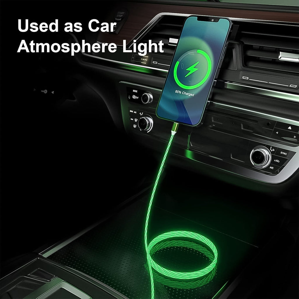 ALVENZA 3-in-1 Charging Cable – LED Fast Charger for Multi-Devices | Gambit