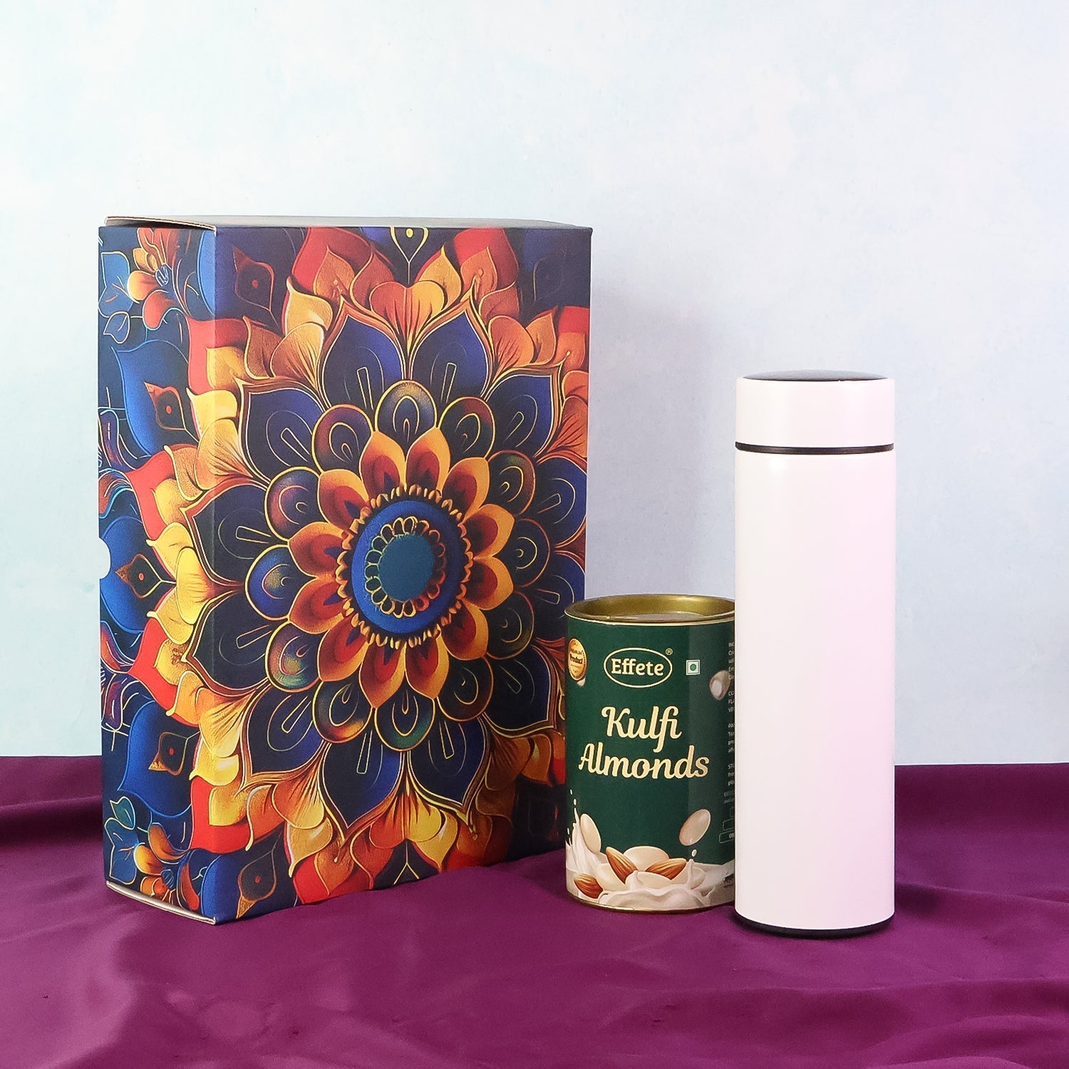 ALVENZA Personalized Stainless Steel Water Bottle Set – Festive Gift Box