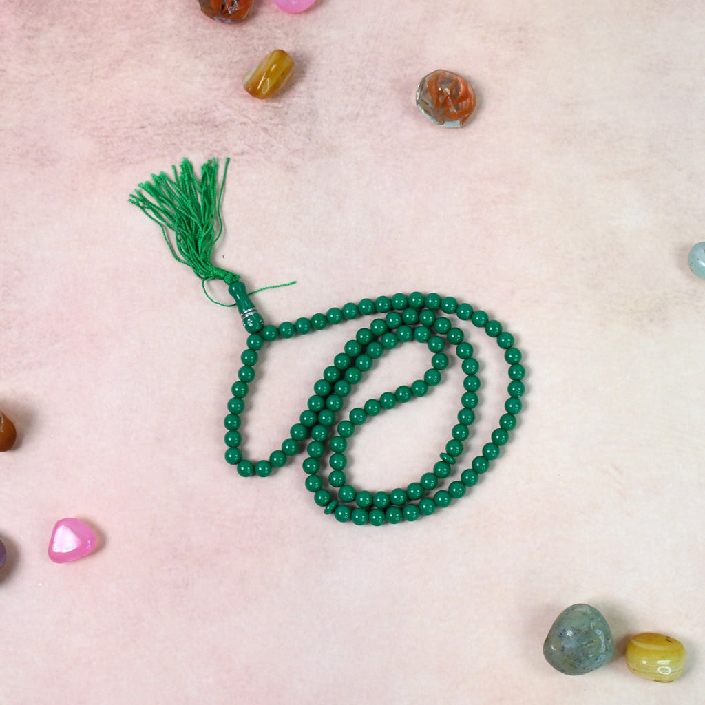Muslim Prayer Beads 99-Bead Tasbih for Zikr | Divine Gleam - Front View