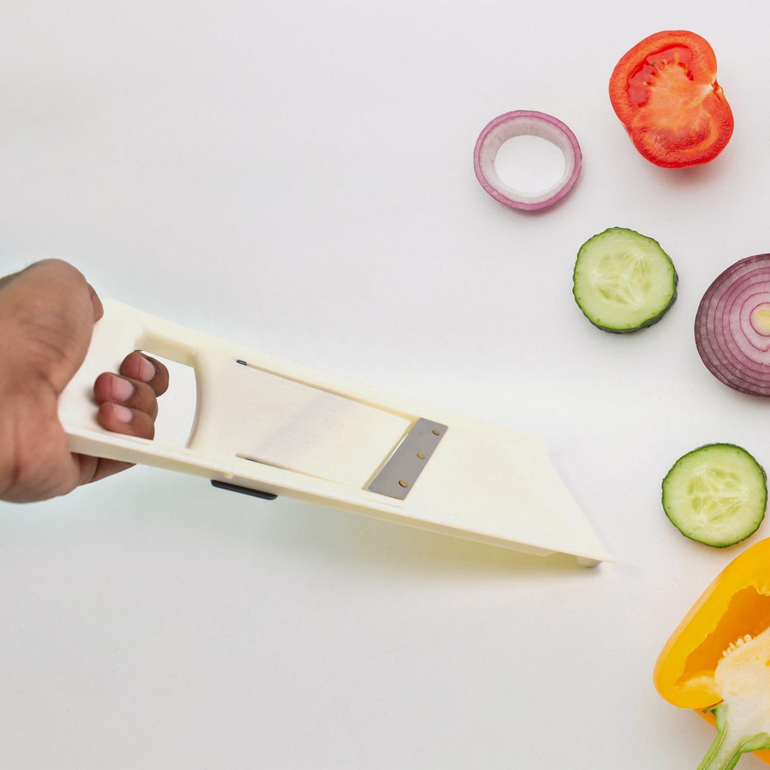 Adjustable Vegetable Slicer Effortless Slicing | Quickslice - Back View