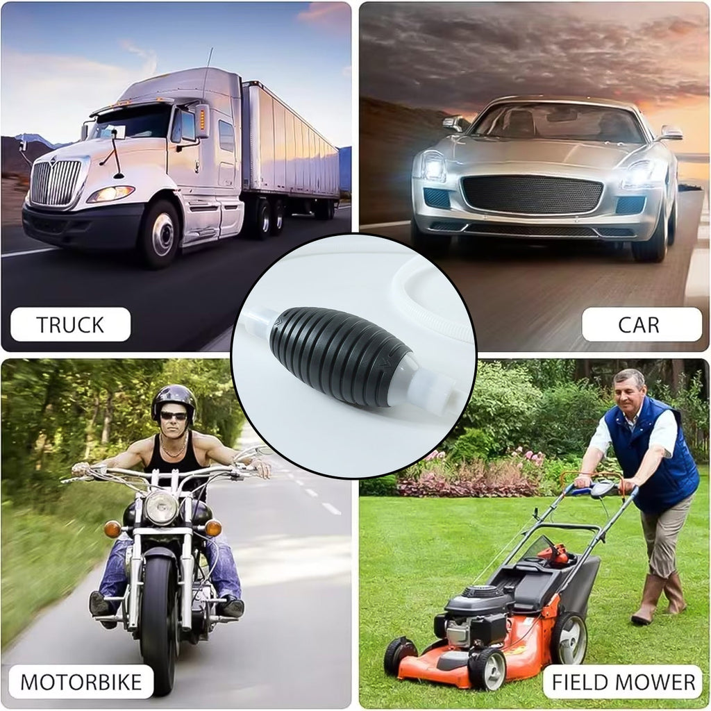 ALVENZA Manual Liquid Transfer Pump – Portable, Spill-Free Fuel & Water Pump