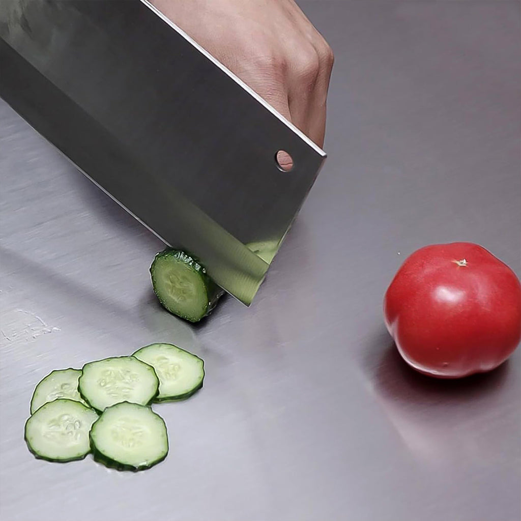 ALVENZA Stainless Steel Anti-Bacterial Chopping Board – Heavy-Duty & Hygienic