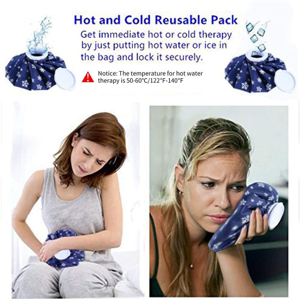 Ice Bag for Pain Relief – 9 Inch Reusable Compress | VelvaBloom