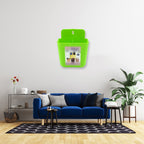 ALVENZA Wall Holder – 2-Section Mobile, Remote & Brush Organizer | GlimmerHome