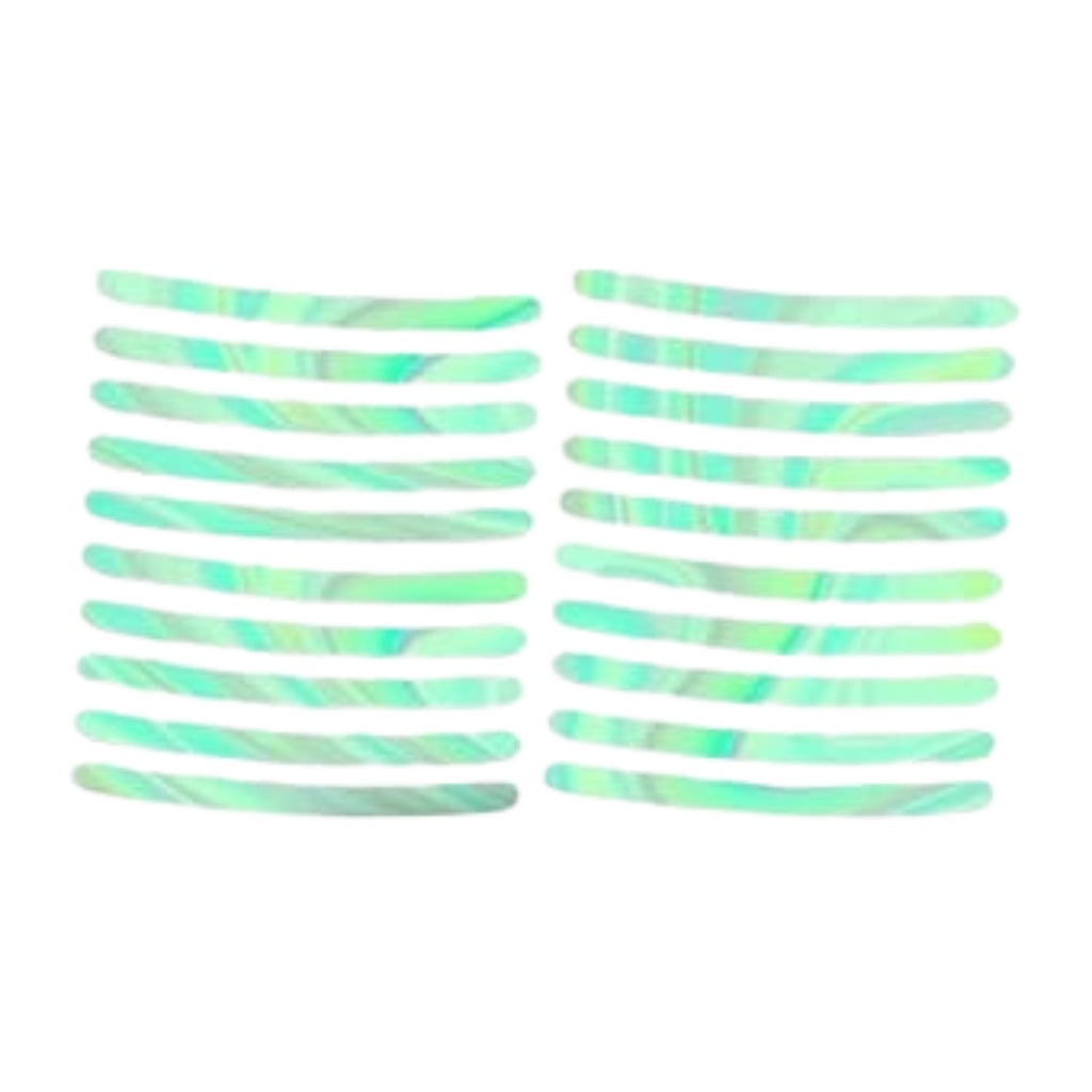 ALVENZA Reflective Car Wheel Stickers – Multicolored 20 Pcs for Night Safety | Velvet Wheels