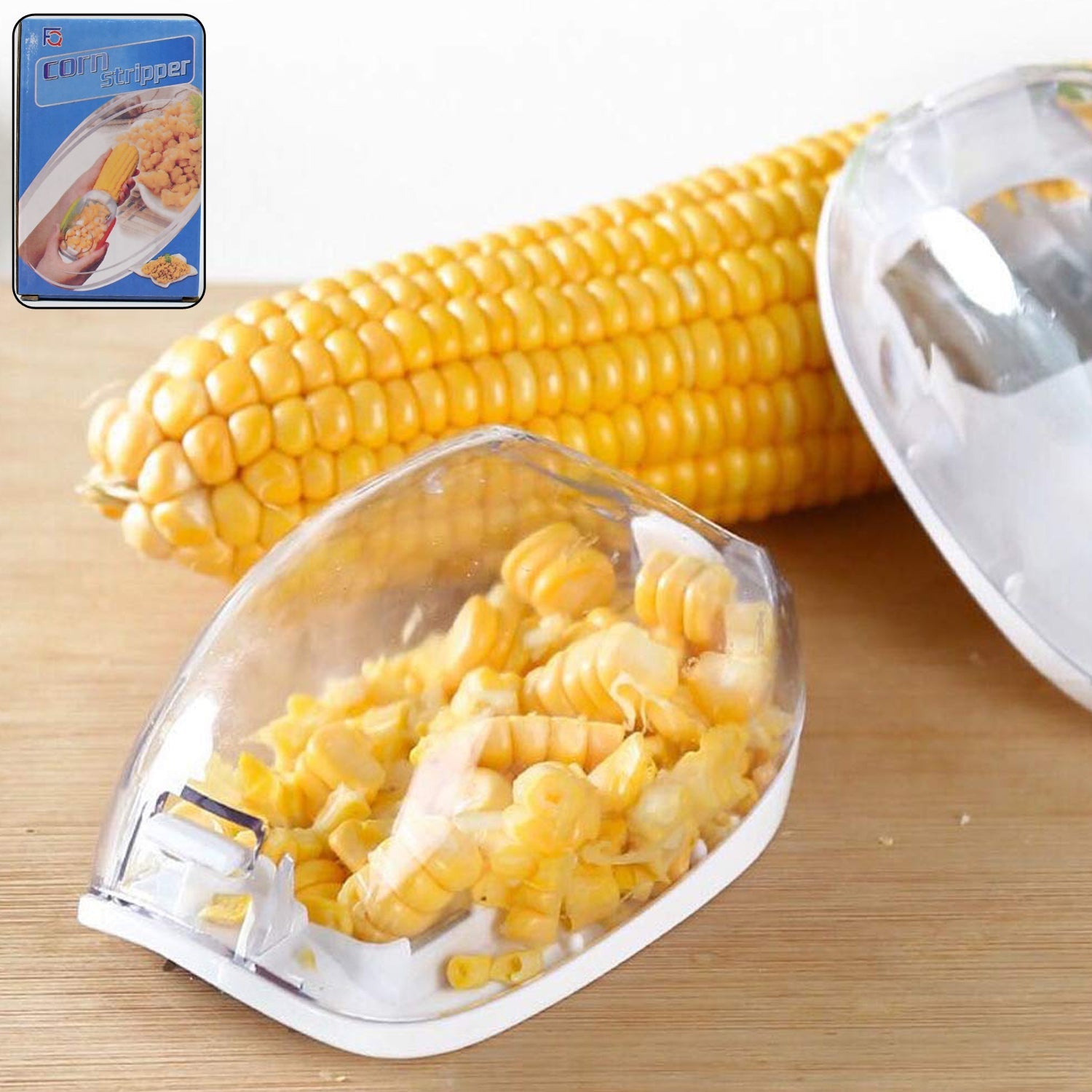 Corn Kernel Stripper Steel Blade Easy Peeling Tool | ChefAura - Detail View 6