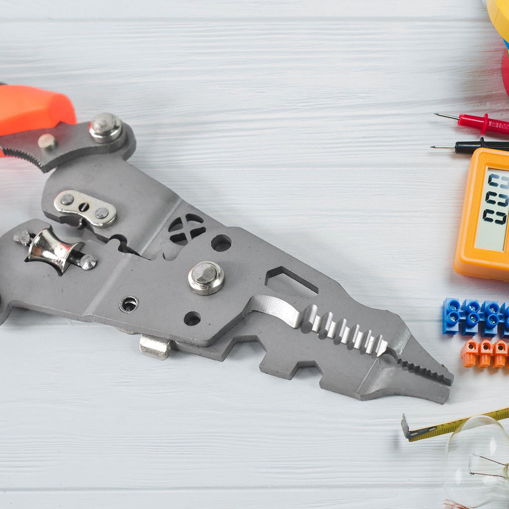 ALVENZA Wire Stripper Pliers 8-in-1 – Ergonomic Soft Grip Multi-Tool