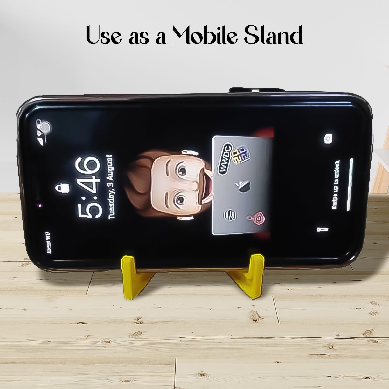 ALVENZA Keychain Mobile Stand – 2-in-1 Phone Holder | PHOBIA