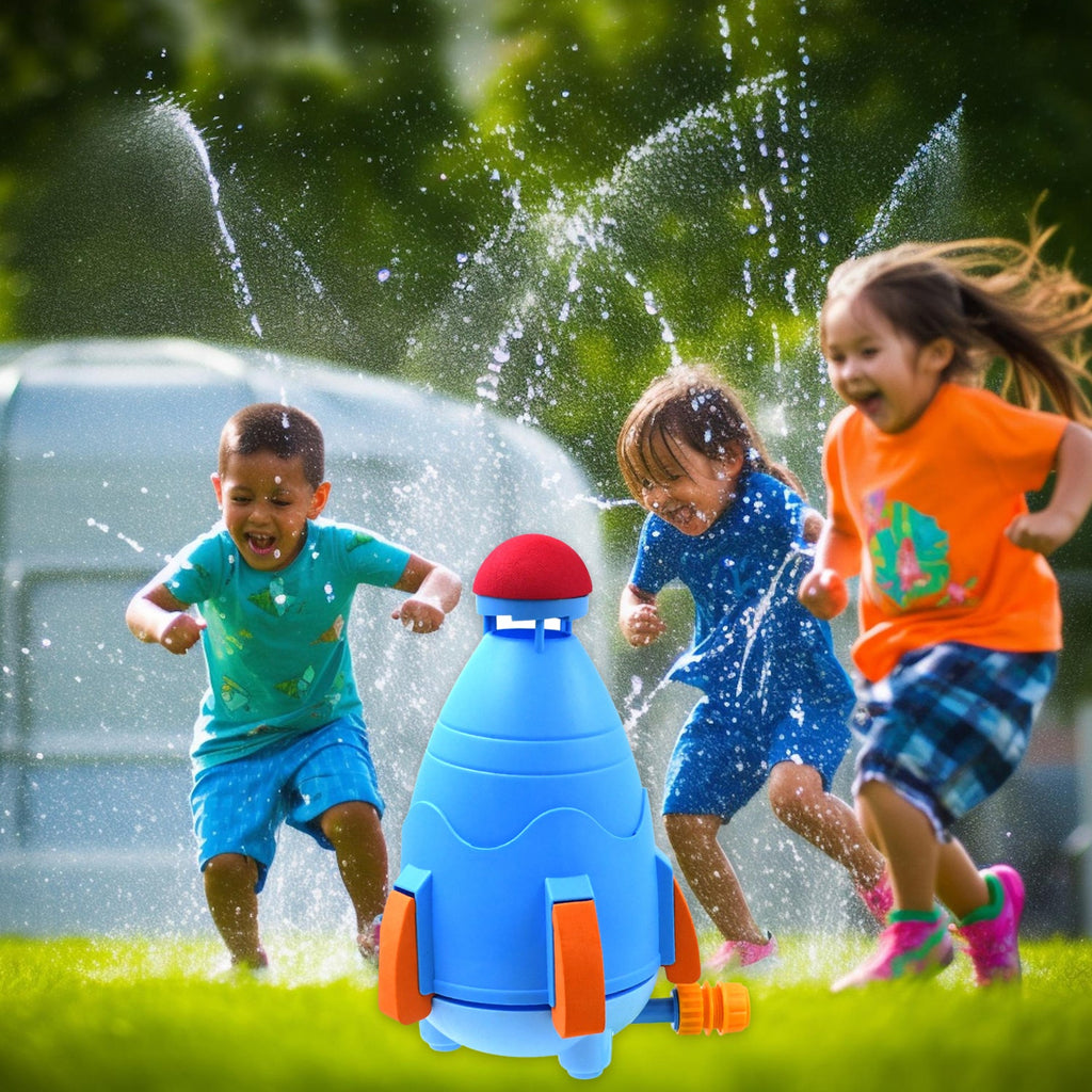 ALVENZA Water Rocket Sprinkler – 360° Rotating Fun for Kids | Puzzle Vista