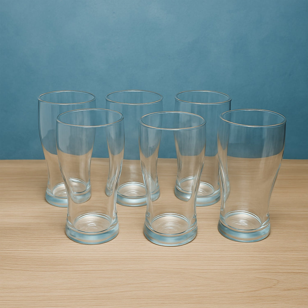 ALVENZA Unbreakable Pitcher Glass Set – Vista 350 ML, 6-Piece Durable Drinkware
