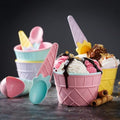 ALVENZA Ice Cream Bowl Set – 12-Pc Multi-Color Dessert Bowls | Jiaqi