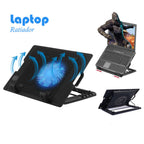 ALVENZA Laptop Cooling Pad – Adjustable Stand, Dual Fan | Indo Glow