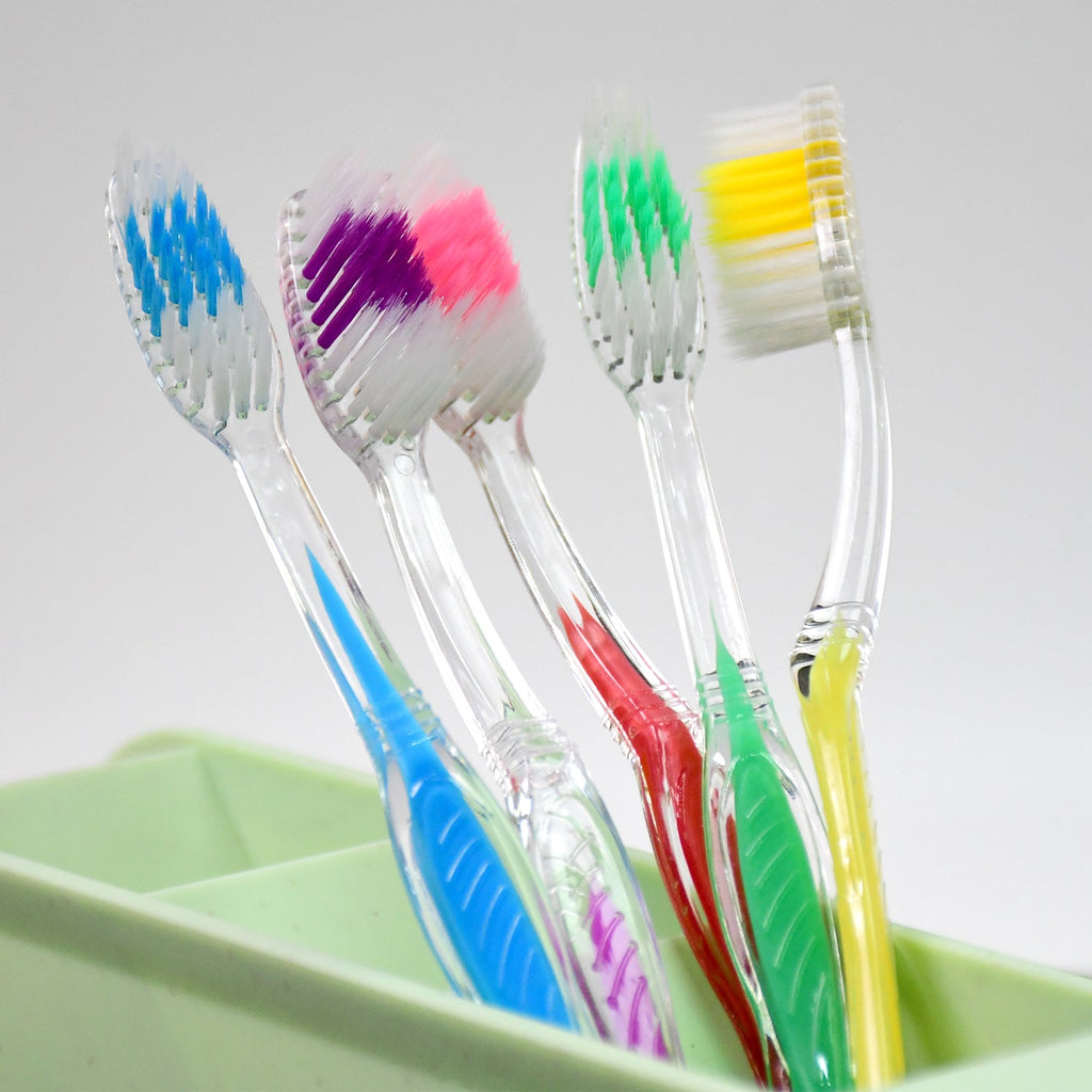 Plastic Toothbrush Soft Bristles for All Ages | MintGuard - Back View