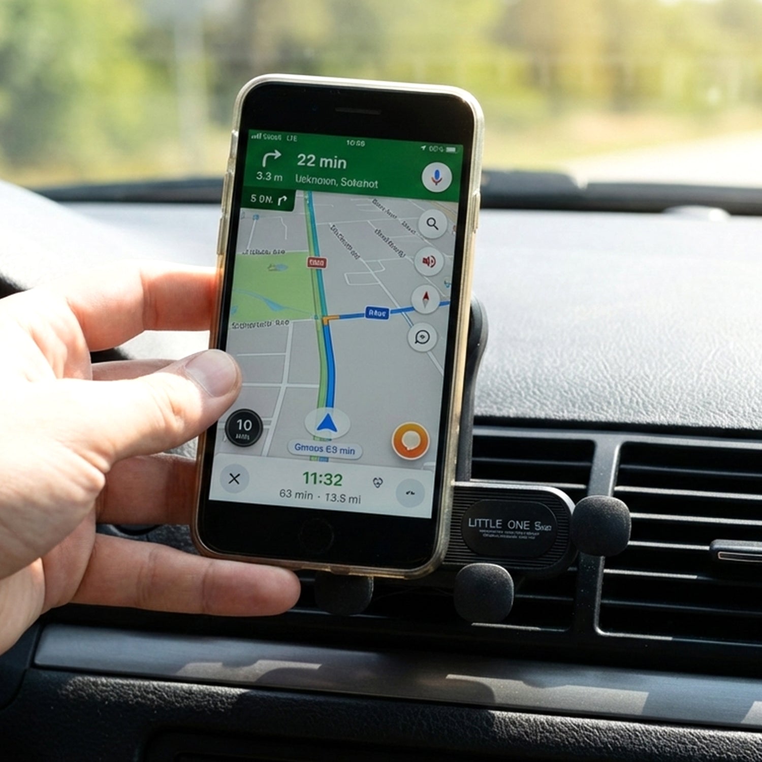 ALVENZA Car Air Vent Phone Holder – 360° Rotation & Secure Grip