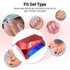 36W LED Nail Dryer – Fast UV Gel Curing Lamp | Indo Glow