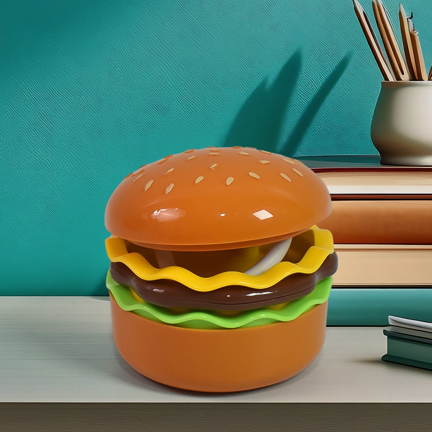ALVENZA Burger LED Night Lamp – Folding & Rechargeable | Indo Glow