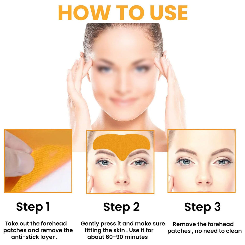 Forehead Wrinkle Patches (10 Pcs) Anti-Aging Pads | GlowForm - Detail View 6