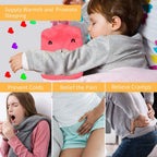 Pink Hot Water Bag Pain Relief & Warmth | Velvet Wellness - Detail View 7