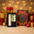 ALVENZA Kesar Pista Gift Hamper – Custom Stainless Steel Bottle Set