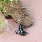 ALVENZA Lord Shiva Metal Keychain Set – Durable Spiritual Key Rings (2 Pc)