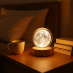 3D Crystal Ball Lamp Enchanting Night Light | Styleva - Front View
