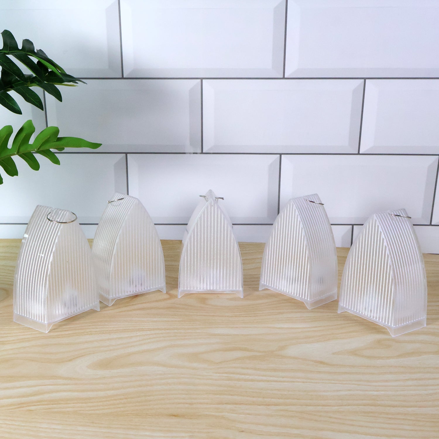 ALVENZA LED Flameless Lantern Lights – Safe & Elegant 5-Pc Set