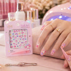Nail Art Sticker Set Easy DIY Creative Manicure Kit - Front View
