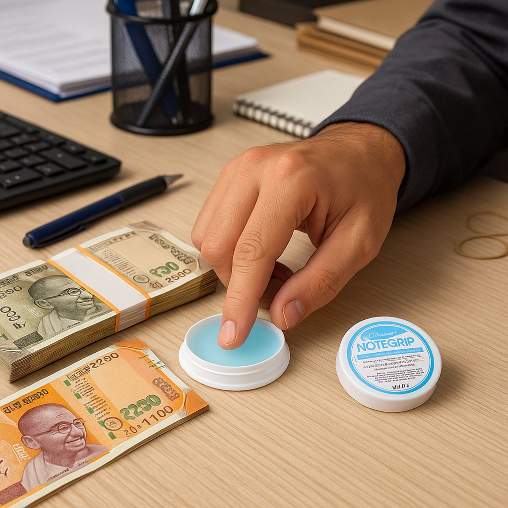 ALVENZA Note Grip 30g Gel – Non-Sticky Solution for Easy Note Counting