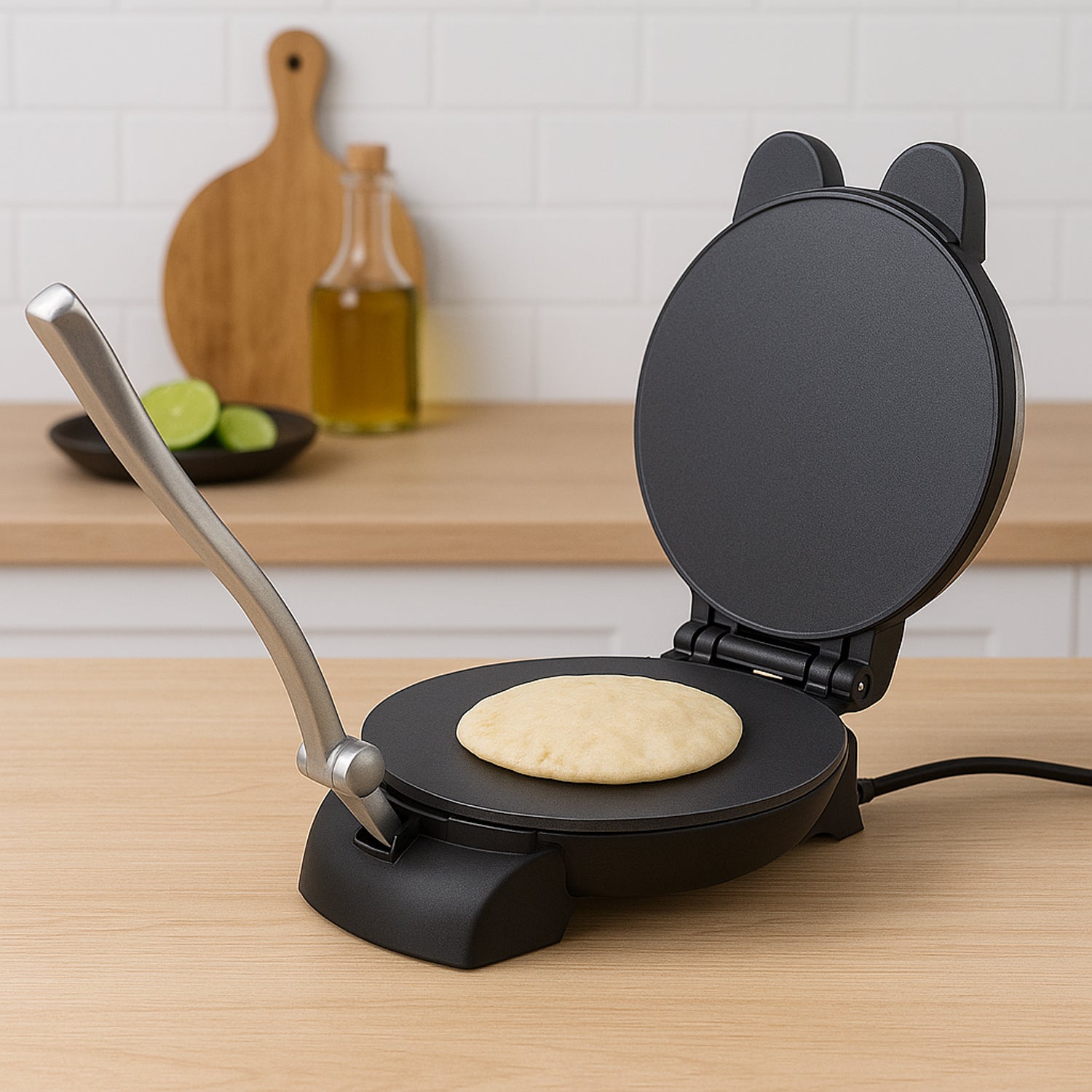 ALVENZA Roti Maker – 1000W Stainless Steel for Soft & Crispy Flatbreads